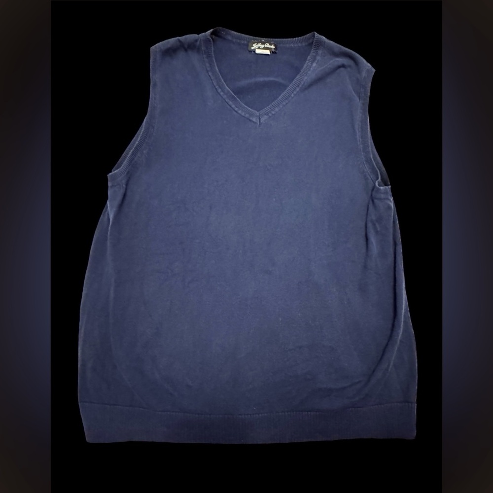 Jeffrey Banks Men’s Sweater Vest Large Navy